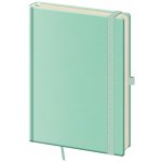 Tečkovaný zápisník Print Pop L Light green (čtverečkovaný) – Zboží Dáma