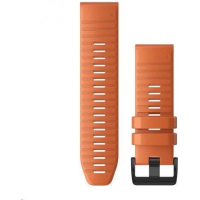 Garmin QuickFit 26mm, silikonový, oranžový, černá přezka 010-12864-01 – Zboží Mobilmania