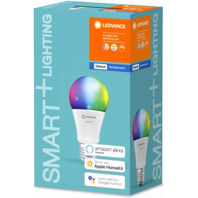 Osram Smart+ Bluetooth LED světelný zdroj HomeKit, 10 W, 810 lm, RGB, teplá studená bílá, E27 SMART HOMEKIT CLA60 E27 RGBW 230V