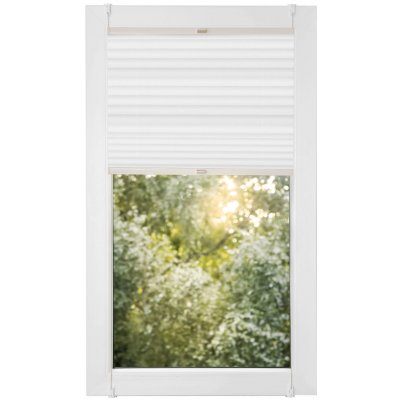KRPOL Plissé zastiňující 011437 60 x 180 cm bílá – Sleviste.cz