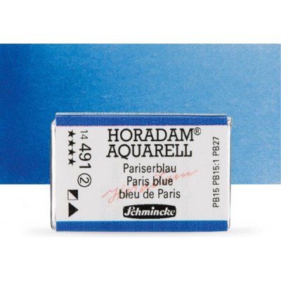 Schmincke Horadam akvarelové barvy v celé pánvičce 491 Pařížská modrá – Hledejceny.cz
