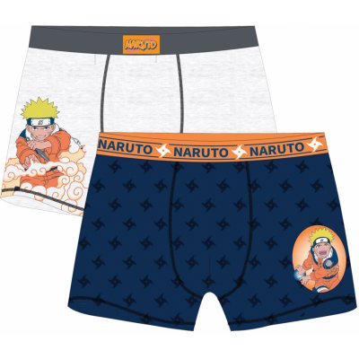 Naturo chlapecké boxerky Naruto 5233023 modrá / šedý melír – Zboží Dáma