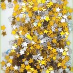 Craft Planet Flitrové hvězdičky zlaté a stříbrné (5g) – Zboží Mobilmania