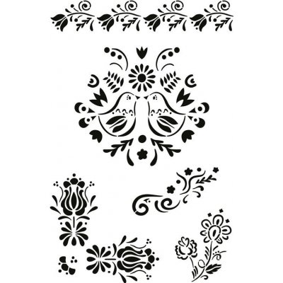 Optys Šablona folklor 20 x 30 cm – Zboží Dáma