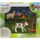 Schleich 41422 Péče o stáj tele a ovečka