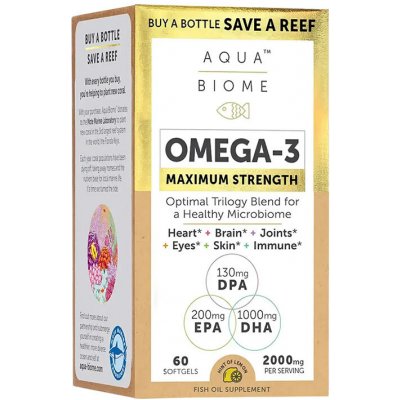 Enzymedica Aqua Biome Maximum Strength Omega 3 60 Softgels – Hledejceny.cz
