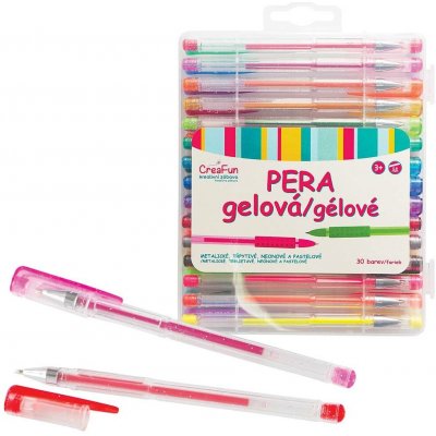 CreaFun Gelová pera 30 barev – Zboží Živě