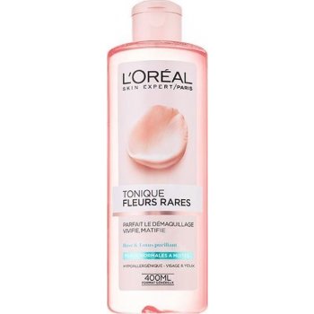 L'Oréal Fleurs Rares Tonique Fraicheur pleťová voda s výtažky vzácných květů pro normální až suchou pleť 400 ml