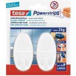 Tesa Powerstrips Samolepicí háček 2 ks 58013-00055-01 – Hledejceny.cz