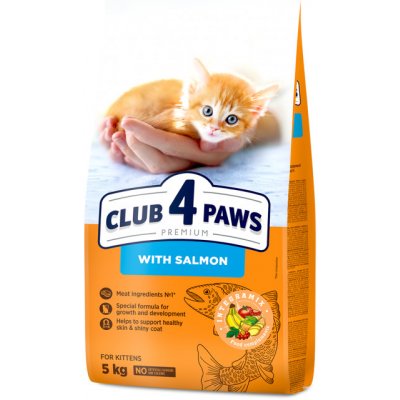 Club4Paws Premium pre mačiatka s lososom 5 kg – Zboží Mobilmania