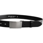 Penny Belts pánský kožený společenský opasek s plnou sponou 35-020-2PS-60 černý – Hledejceny.cz