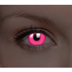 MaxVue Vision Crazy čočky UV Glow Pink svítící roční 2 ks – Zboží Mobilmania