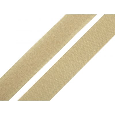 Suchý zip háček + plyš šíře 20 mm - 25m Varianta: (101) béžová, Balení: 25 m – Hledejceny.cz