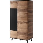 Halmar Random 90 cm dub wotan/černá – Zbozi.Blesk.cz