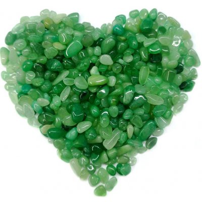 Přírodní tromlované minerály Avanturín zelený 3-12 mm – Zboží Dáma