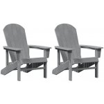Omaxi 902146 Zahradní lounge nábytek 2 ks Světle šedá 74 x 82 x 90 cm – Hledejceny.cz