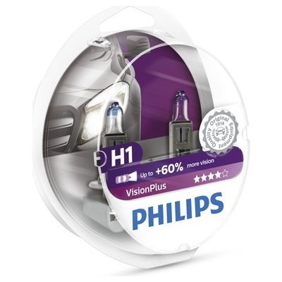 Philips Plus 12258VPS2 H1 P14,5s 12V 55W 2 ks | Zboží Auto