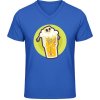 Pánské Tričko Soft-Style V Triko Gildan Design Smrtka v pivní sklenici Royal Blue