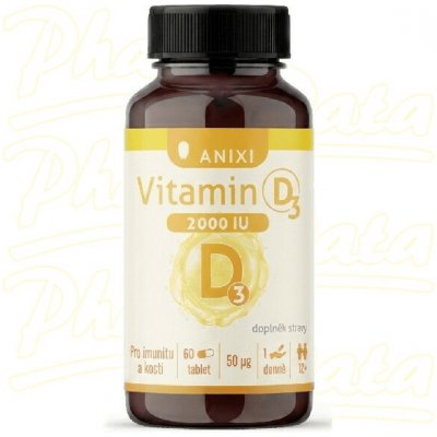Anixi Vitamin D3 2000 IU 60 tablet – Hledejceny.cz