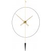 Hodiny Mclocks PP809 Pendulum Plus gold inox-walnut 80cm