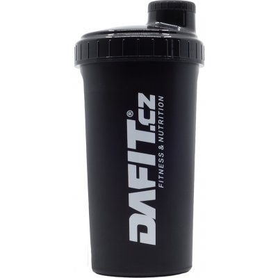 Dafit Šejkr 700 ml černá, bílé logo – Zboží Dáma
