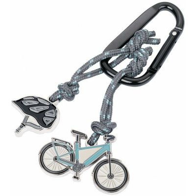Přívěsek na klíče Troika jízdní kolo, přilba (kovová, mix barev) – Hledejceny.cz