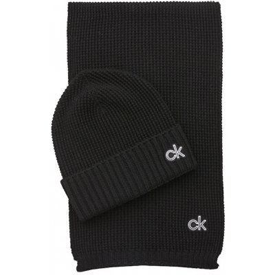 Calvin Klein pánská sada čepice a šála K50K506122BAX černá od 1 749 Kč -  Heureka.cz