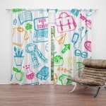 Sablio Závěs Barevná škola: 2ks 140x250cm – Hledejceny.cz