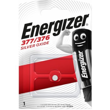 Energizer 377/376 Silver Oxide 25mAh 1ks E300783102