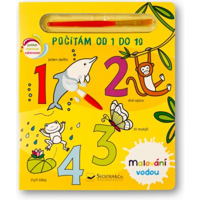 Maľovanie vodou Počítam od 1 do 10 – Zboží Mobilmania