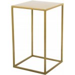 DekorStyle Stojan na květiny Glenn 40 cm zlatý – Zboží Dáma