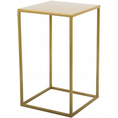 DekorStyle Stojan na květiny Glenn 40 cm zlatý – Zboží Dáma