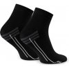 Pánské vzorované ponožky 054 černá