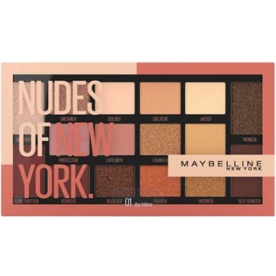 Maybelline Nudes of New York paletka očních stínů 18 g – Zboží Mobilmania