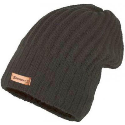 Sherpa Zimní čepice beanie Mono tmavě šedá – Hledejceny.cz