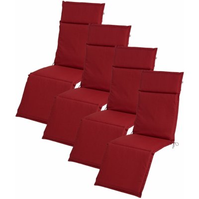 LIVARNO home Houston, červená 167 x 50 x 4 cm, 4dílná – Zbozi.Blesk.cz