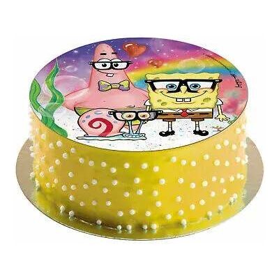 Jedlý papír kulatý Sponge Bob 20 cm – Zboží Mobilmania