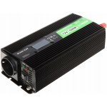 Green Cell PowerInverter LCD 12 V 500W/1000W čistá sinusoida | Zboží Auto