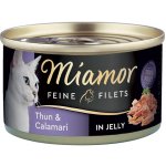 Miamor Feine Filets tuňák & kalamáry jelly 100 g – Sleviste.cz