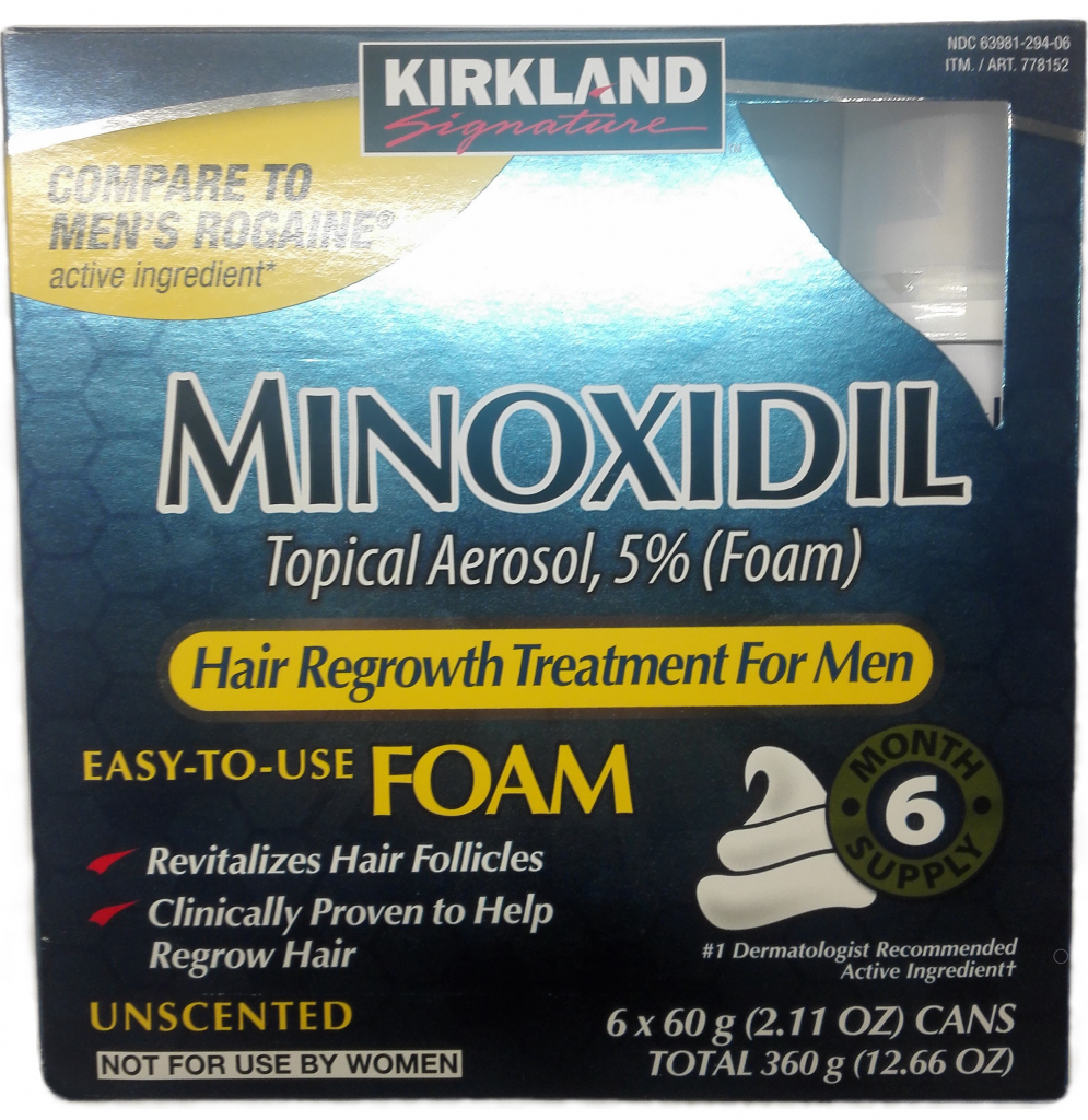 Kirkland signature Kirkland minoxidil 5% roztok 6 x 60 ml od 3 570 Kč -  Heureka.cz