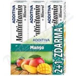 Additiva sada Multivitamin 2+1 mango šumivé tablety 3 x 20 ks – Hledejceny.cz