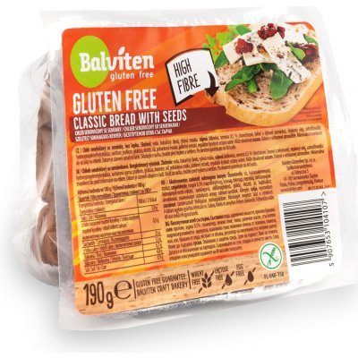 Balviten Chléb Pane Casereccio se semínky bez lepku 250 g – Zboží Dáma