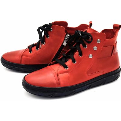 Urban Ladies dámská kotníková obuv 606-00008 Aza červená – Zboží Mobilmania