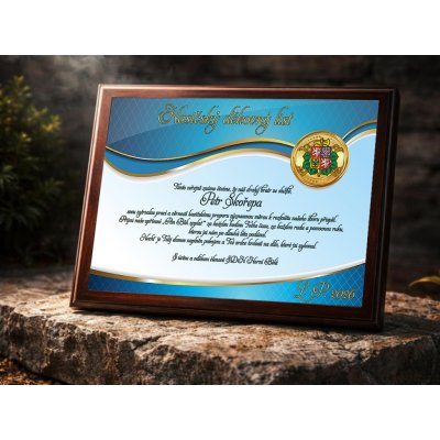 Cedulky sport hobby Dárek pro hasiče_poděkování_6086 30x23 – Hledejceny.cz