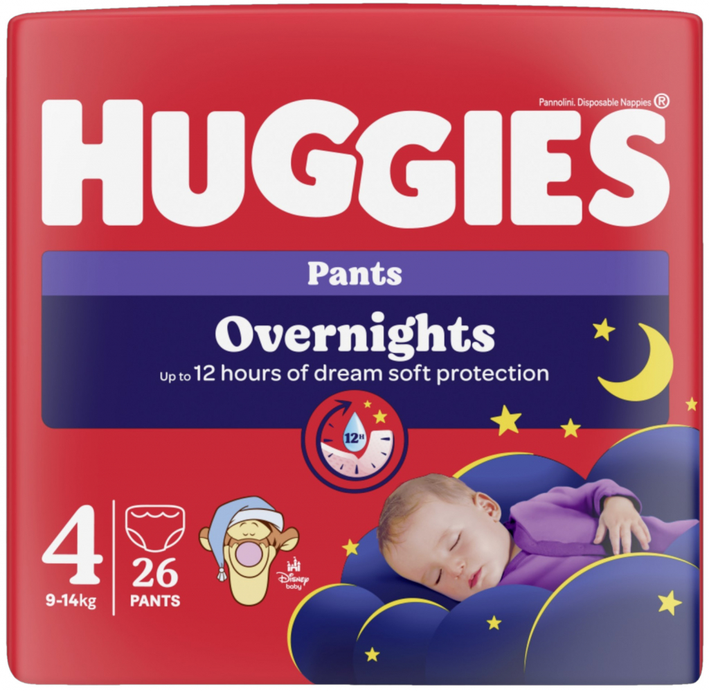 Huggies Overnights Pants 4 26 ks