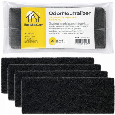 Best4Cat filtr do záchodu 16 x 6 x 0,5 cm 4 ks – Zboží Dáma