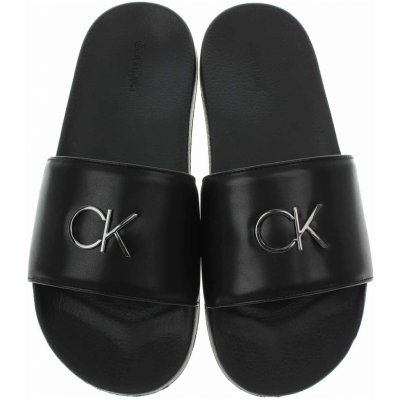 Calvin Klein nazouváky Pool Slide W/Hw HW0HW01509 černá – Zboží Mobilmania