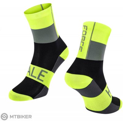 Force ponožky HALE fluo/černá