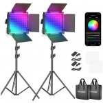 Neewer RGB660 Pro Set 2x LED RGB – Zboží Živě