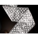 Snový svět Paličkovaná krajka bavlněná bílá TK0072-110mm – Zboží Dáma